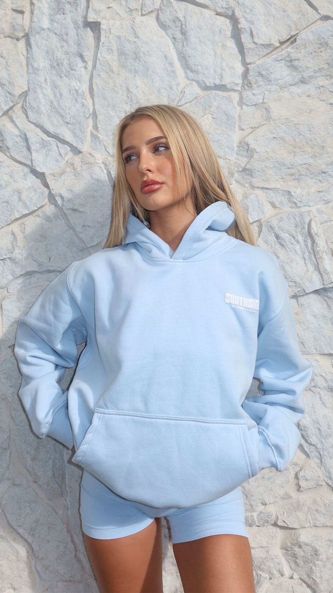 Southside - Statement Hoodie (Baby Blue)