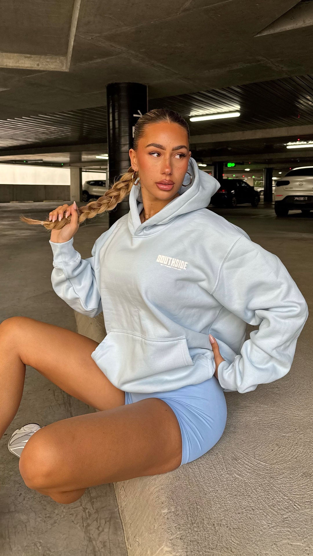 Southside - Statement Hoodie (Baby Blue)