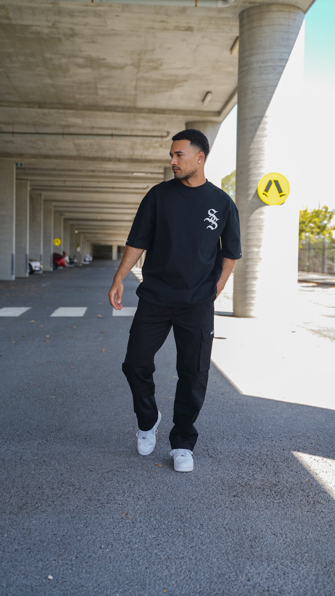 Southside - Black Cargo Pants