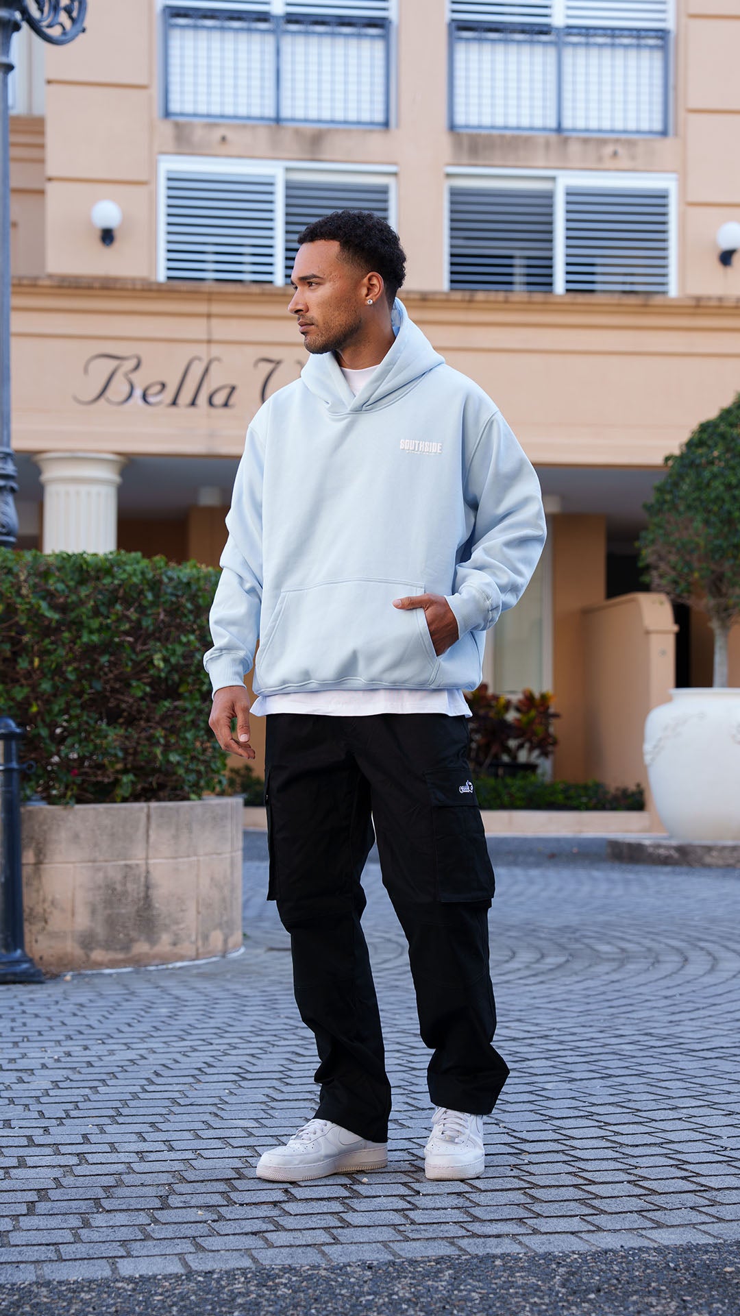 Southside - Statement Hoodie (Baby Blue)