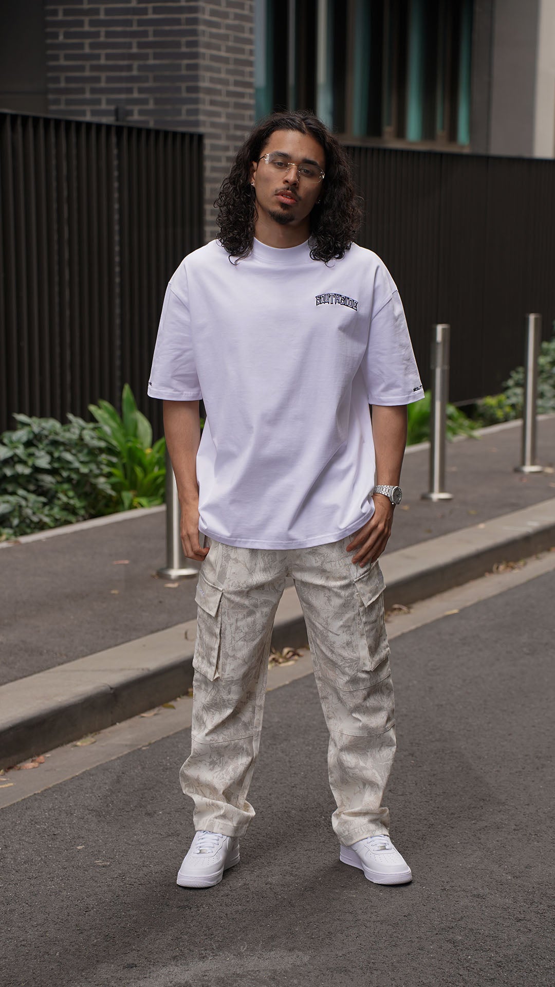Southside - Cargo Pants (Cream Camo)