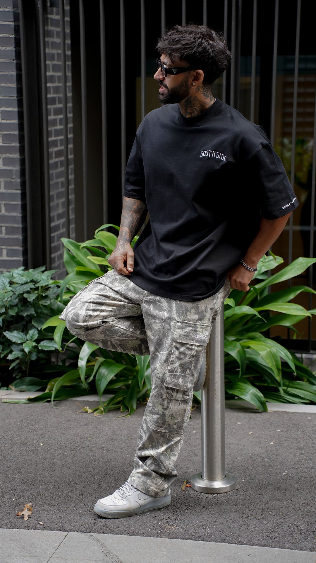Southside - Cargo Pants (Green Camo)