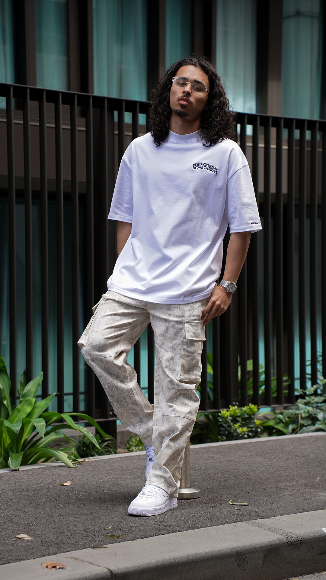 Southside - Cargo Pants (Cream Camo)