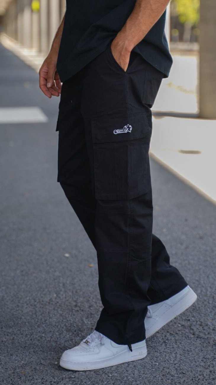 Southside - Black Cargo Pants
