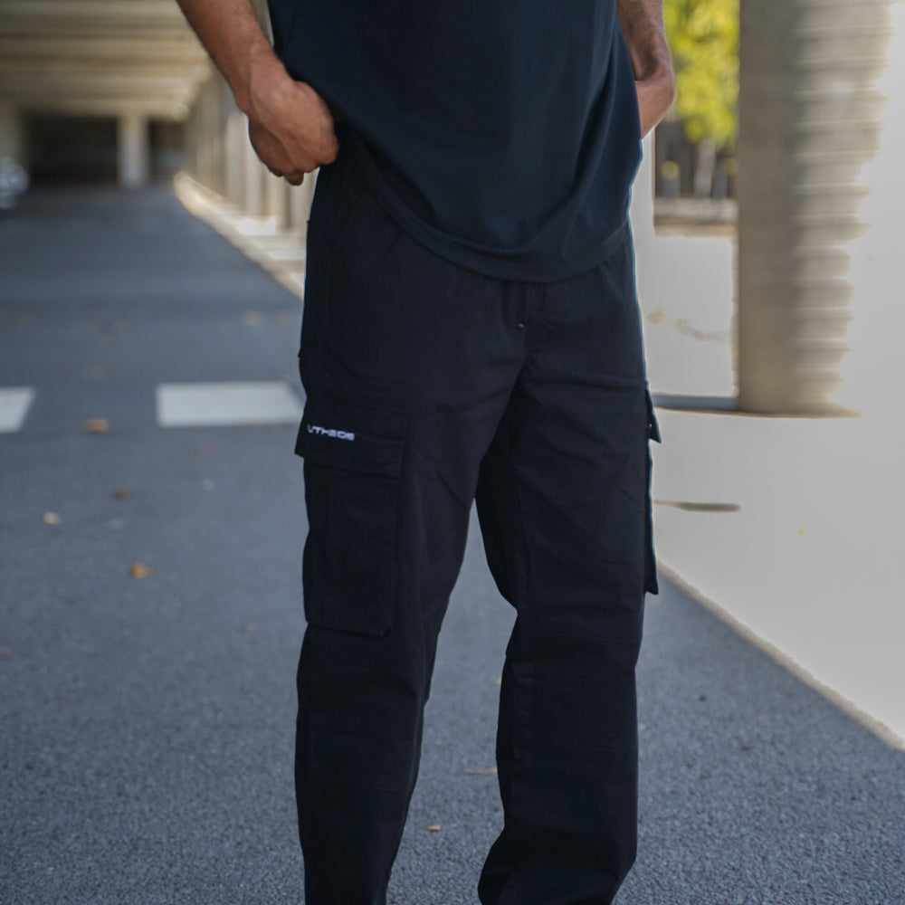 
                      
                        Southside - Black Cargo Pants
                      
                    