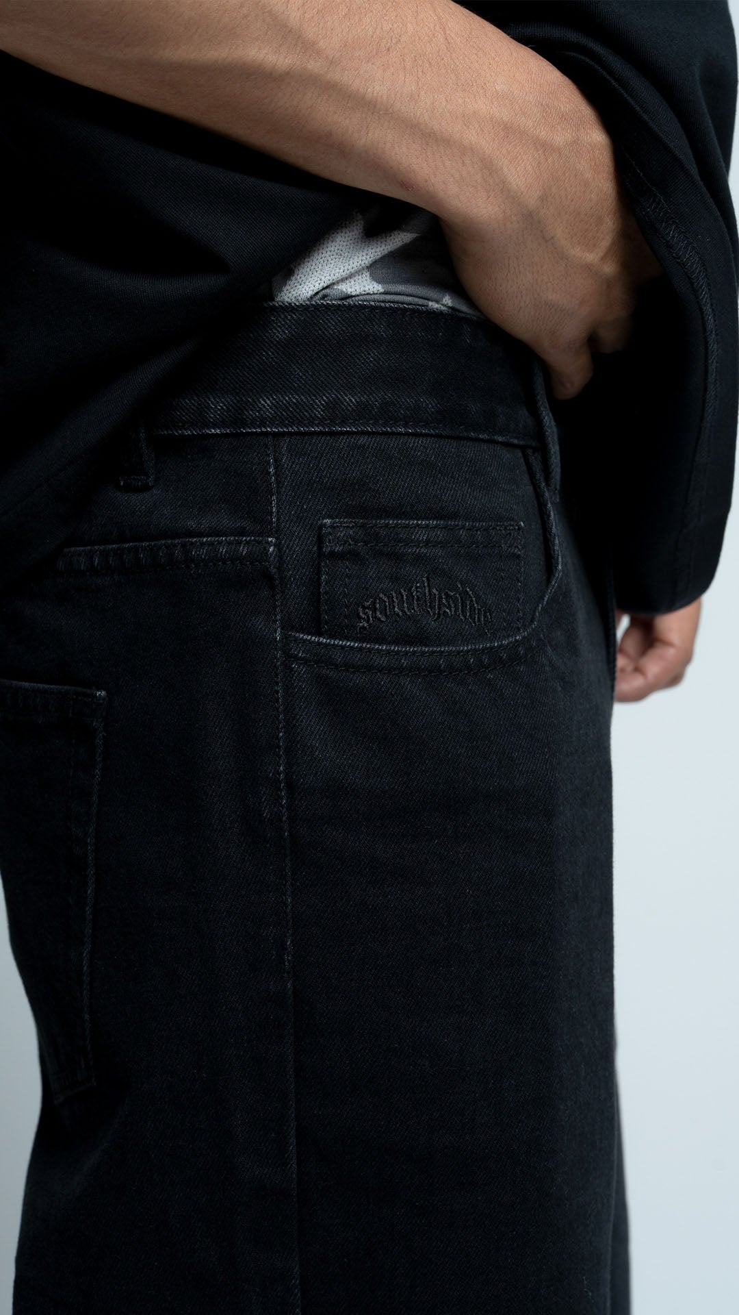 Southside - Jean Shorts (Black)