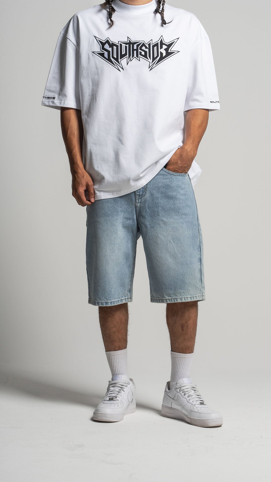 Southside - Jean Shorts (Blue)