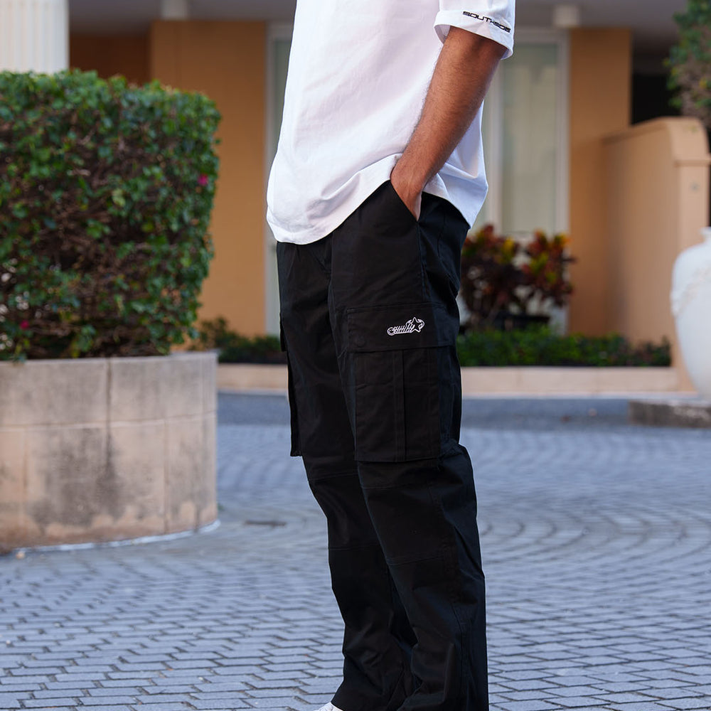 Southside - Black Cargo Pants – Southside Streetwear