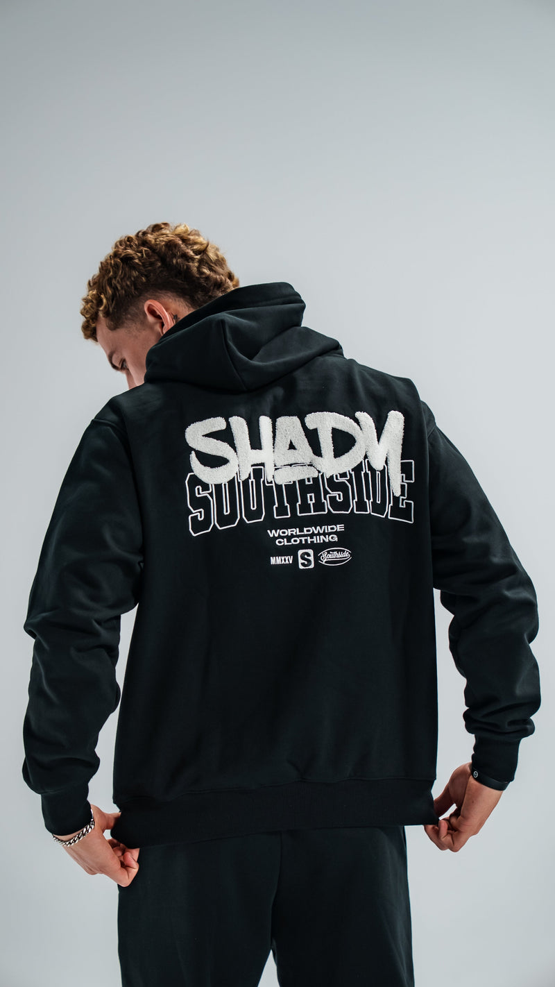 Shady x SS Hoodie (Black/White)
