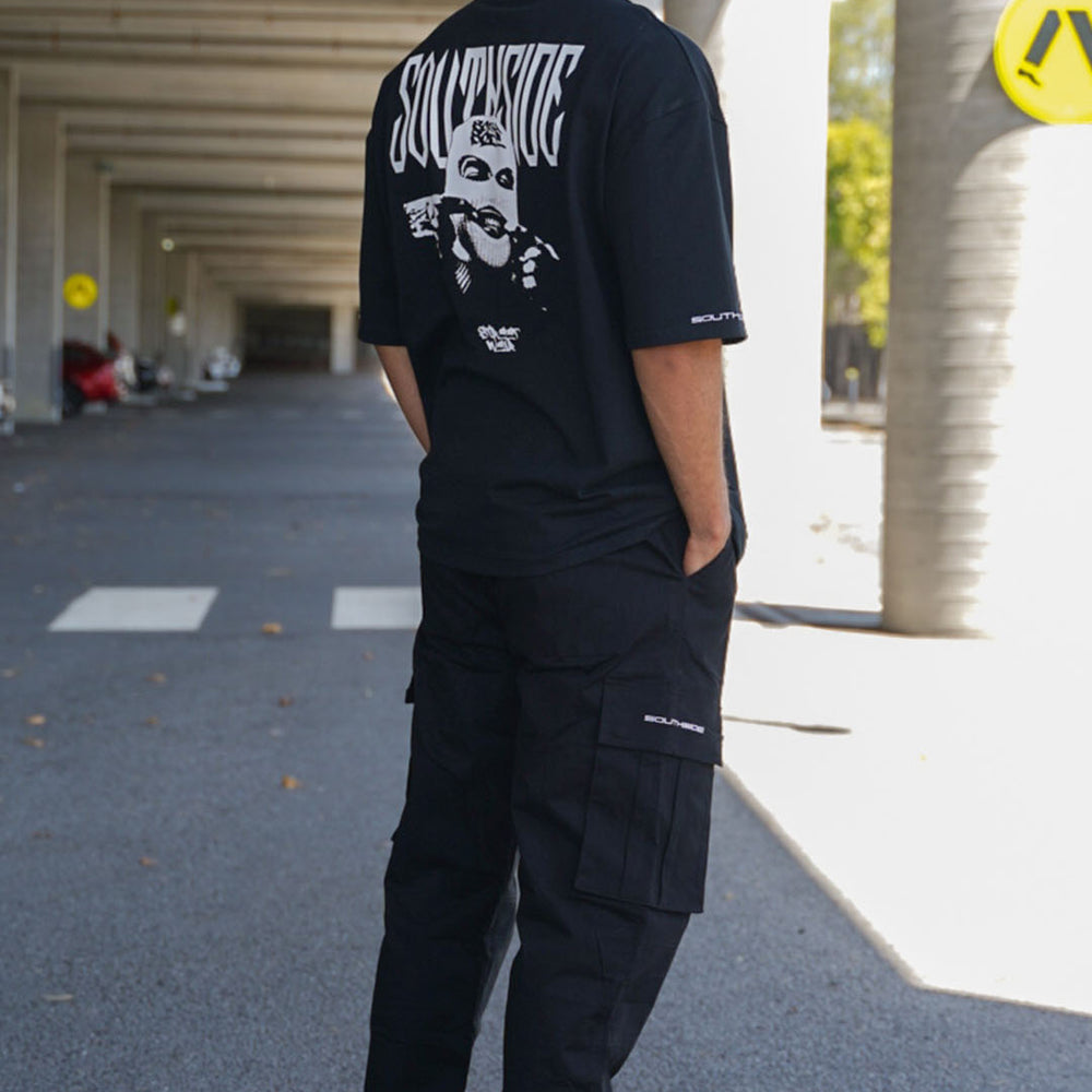 
                      
                        Southside - Black Cargo Pants
                      
                    