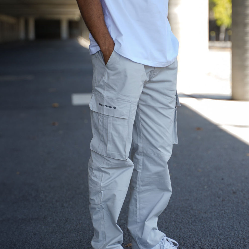 
                      
                        Southside - Grey Cargo Pants
                      
                    