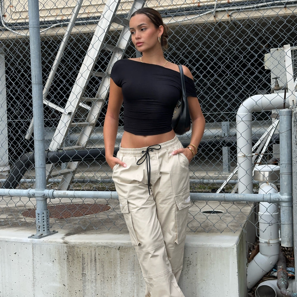Southside - Cream Cargo Pants