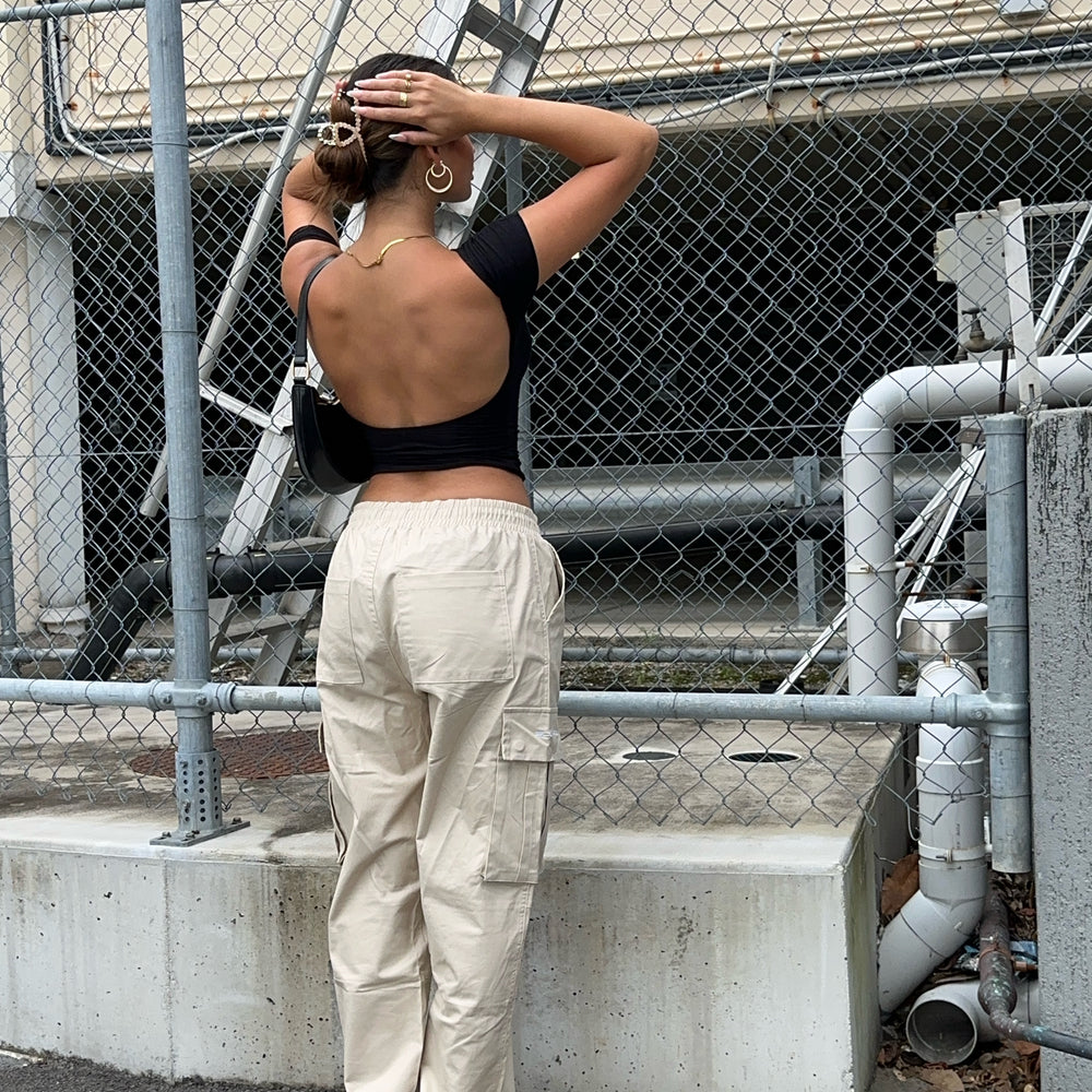 
                      
                        Southside - Cream Cargo Pants
                      
                    